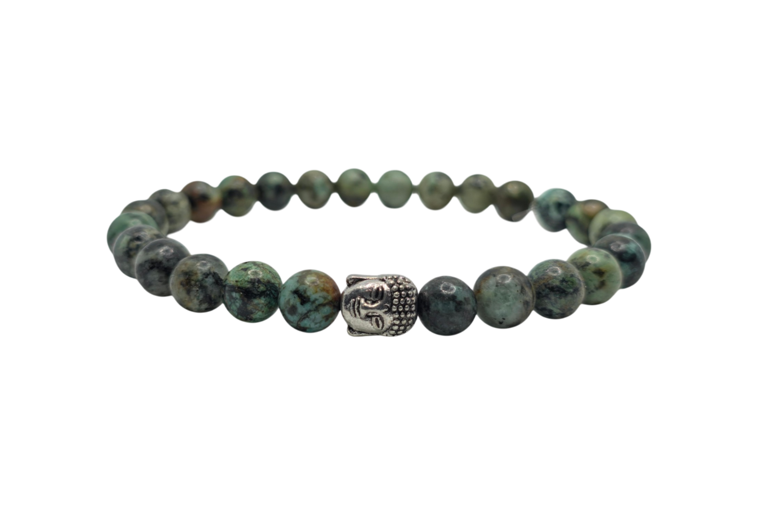 African Turquoise Buddha Bracelet