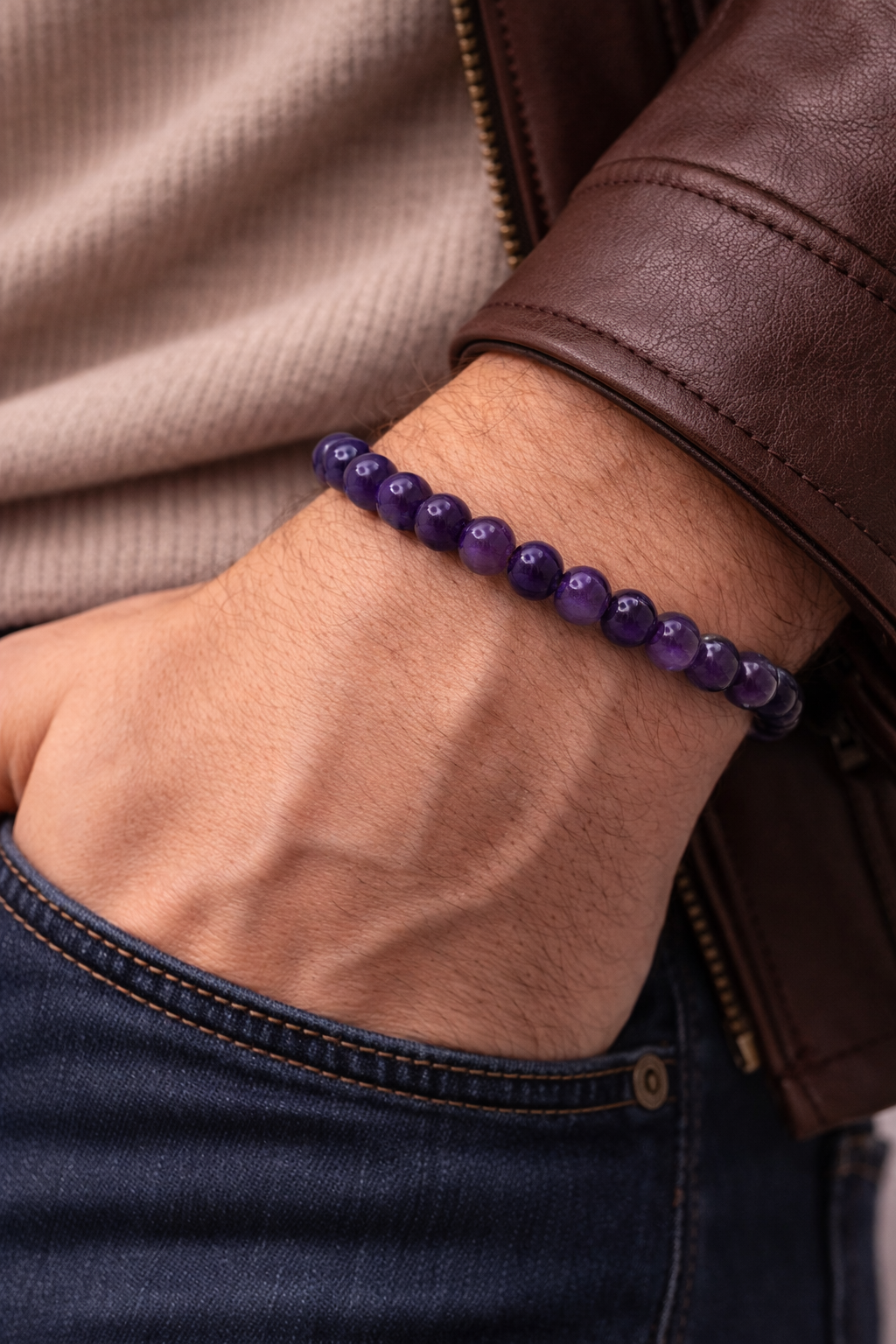 Amethyst Healing Energy Bracelet