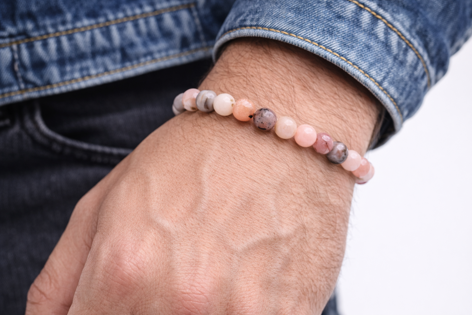 Pink Opal Emotional Balance Bracelet
